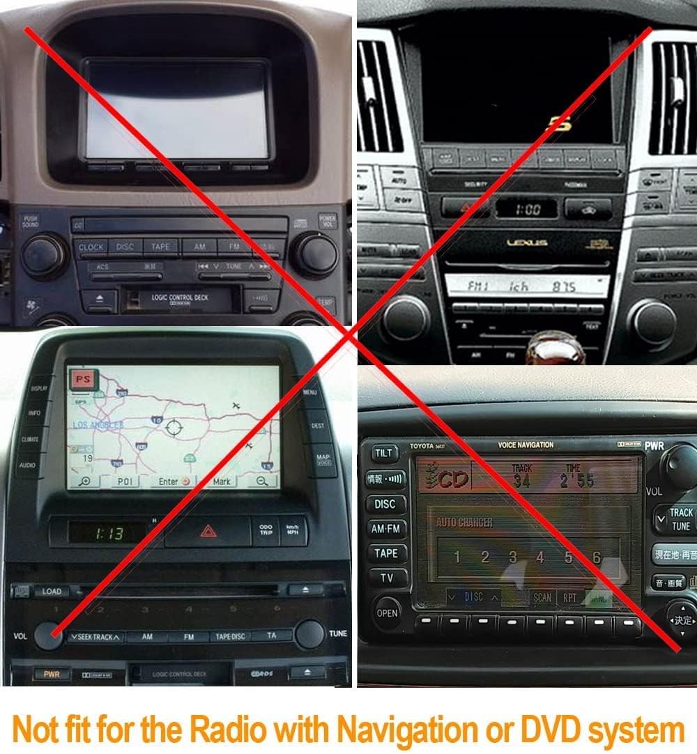 Bluetooth Car Kit with AUX USB Input for Toyota, Hands-Free Music Adapter