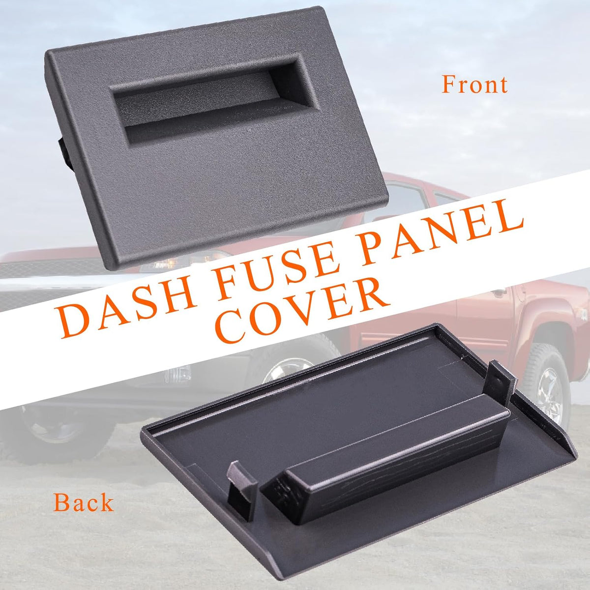 Dash Fuse Panel Cover Dash Trim Cover Compatible with 88-94 Chevrolet and General Motors Truck Snug Fit Pickup Truck Interior Car Accessories Gray