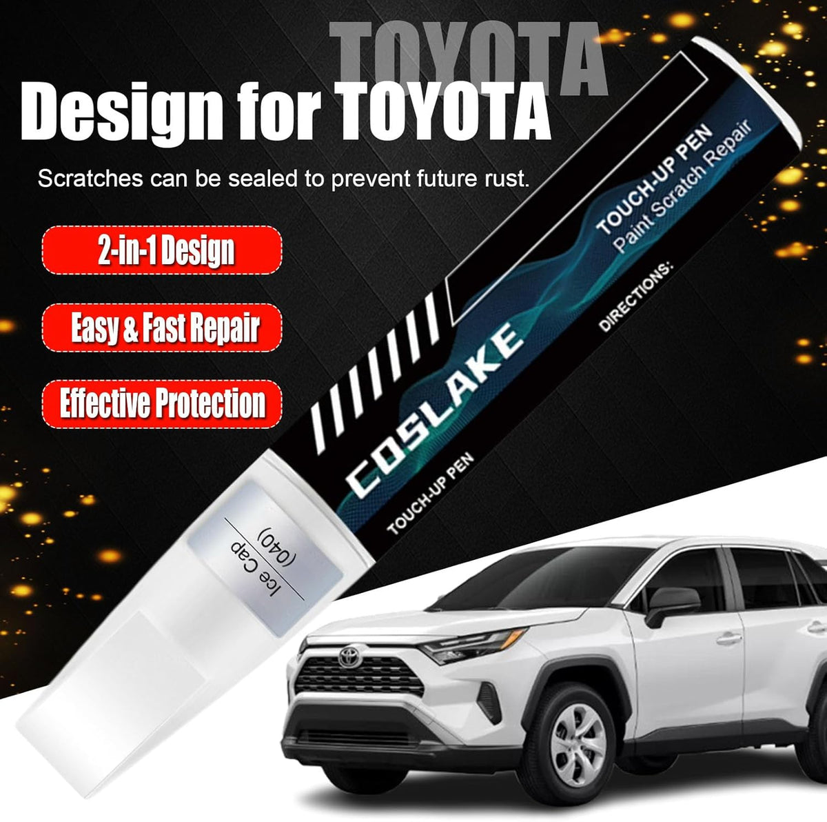 Car Touch Up Paint(Magnetic Gray Metallic(1G3)) for Toyota