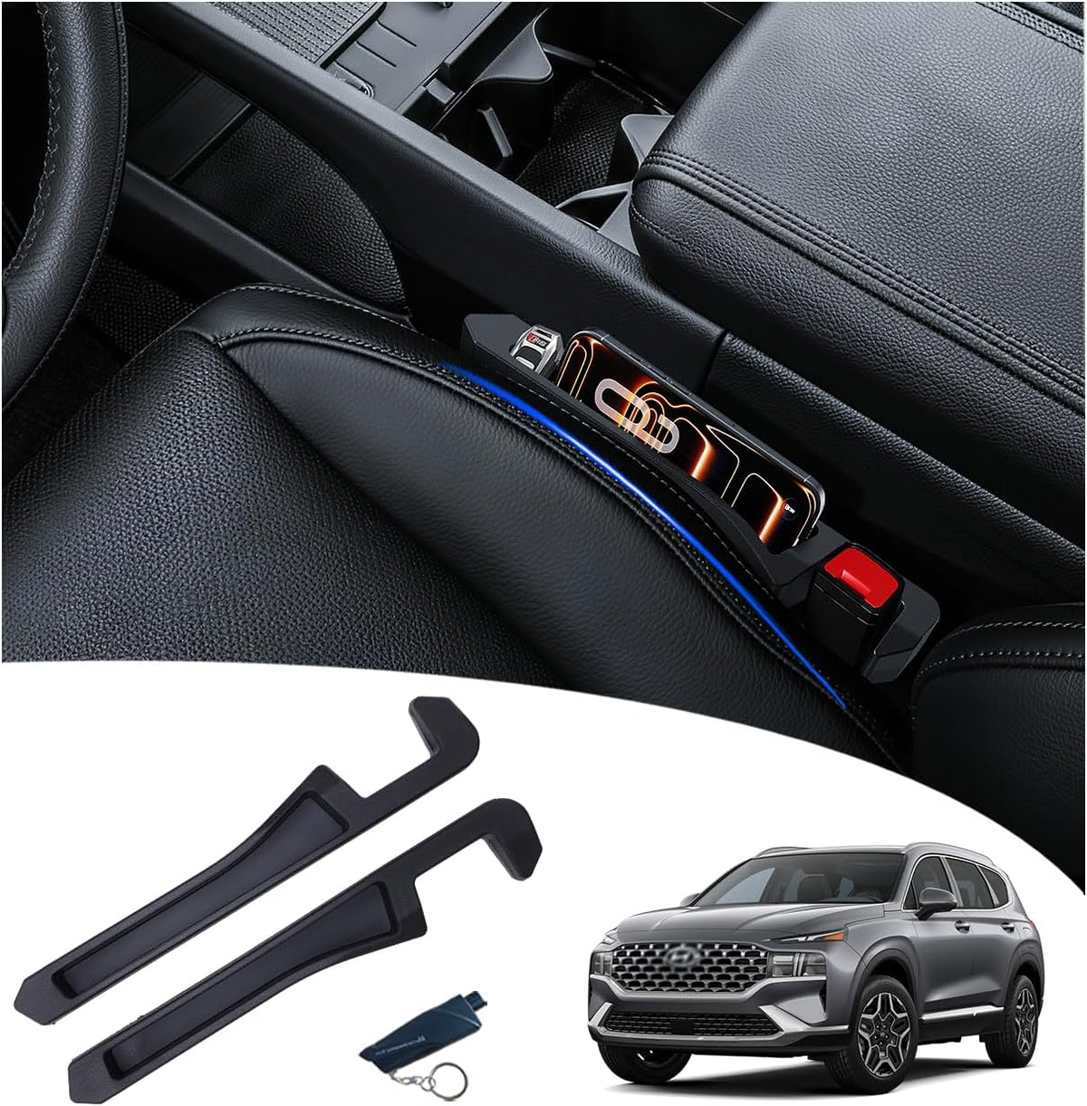 Half-Sized Seat Gap Filler Compatible with Hyundai Palisade