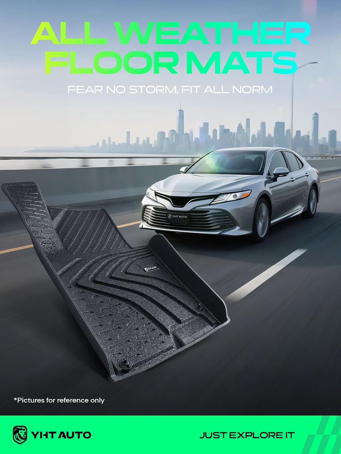 YHTAUTO Automotive Floor Mats for Hyundai, Kia