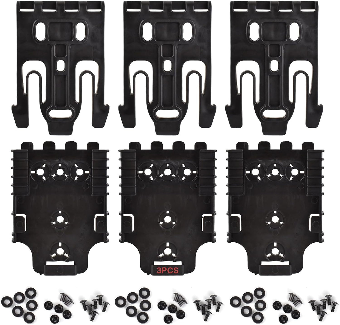 QLS Kit Quick Locking Belt Accessories Holsters Locking System Accessories Quick Connect Drop Leg Holster and Belt Accessories Platform Attachment Mid-Ride Universal Belt Loop