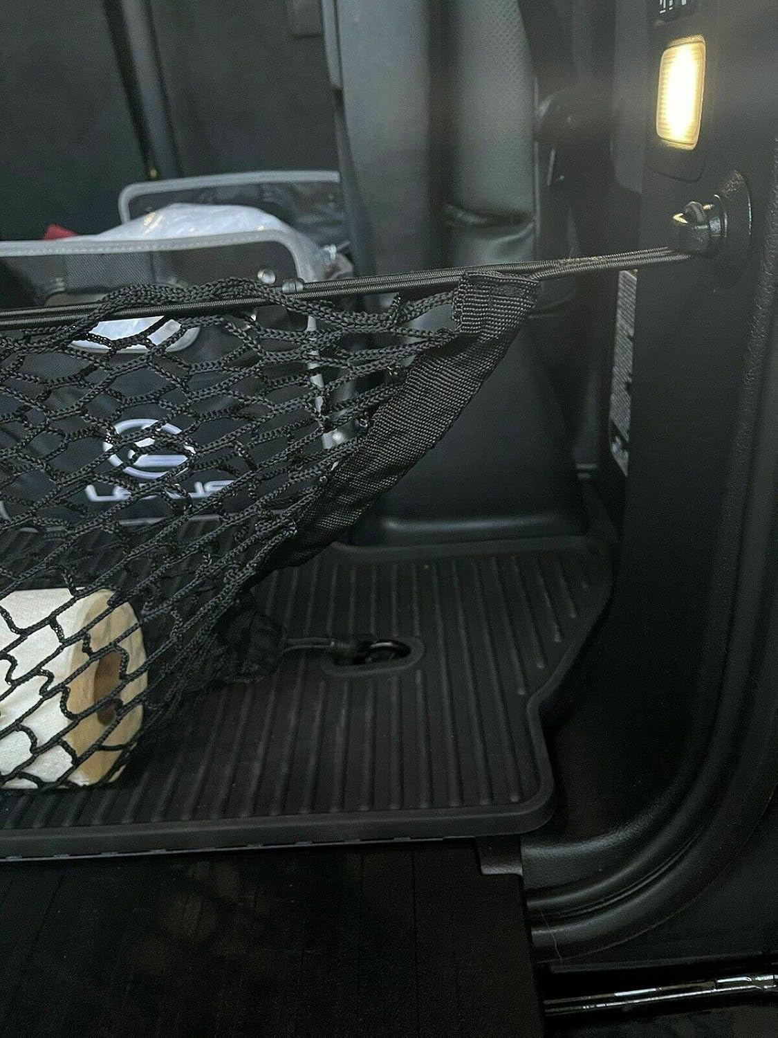 Rear Trunk Organizer Cargo Net for Lexus LX570 2008-2022 - Envelope Style Cargo Net for SUV - Premium Mesh Elastic Car Trunk Organizer Vehicle Carrier Storage – Compatible with LX570