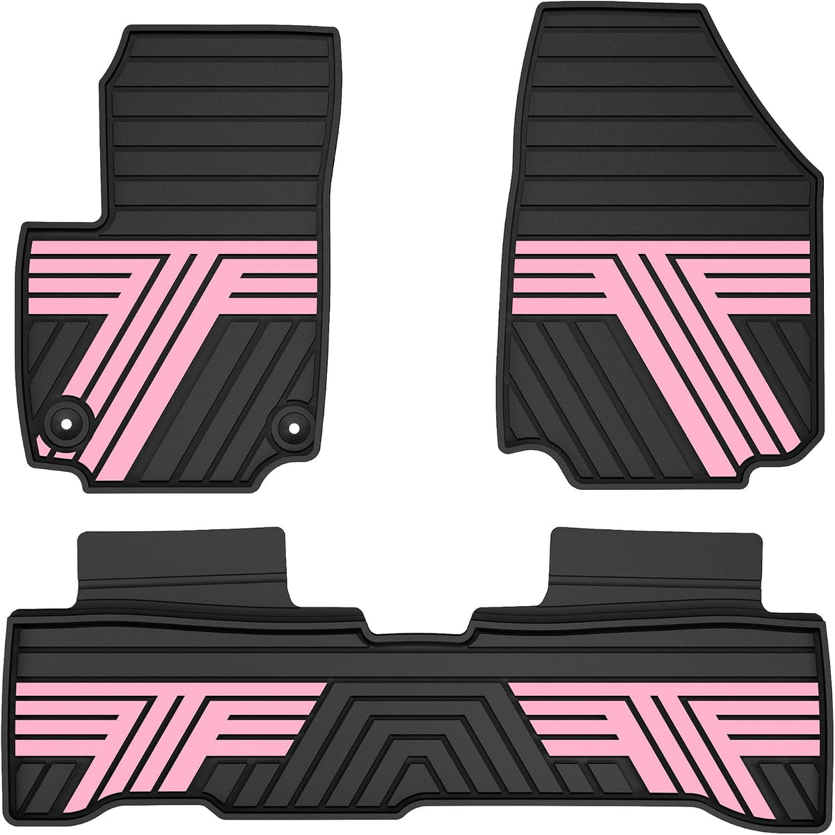 TTX LIGHTING Floor Mats for Chevy Equinox & GMC Terrain 2025-2026, Pink