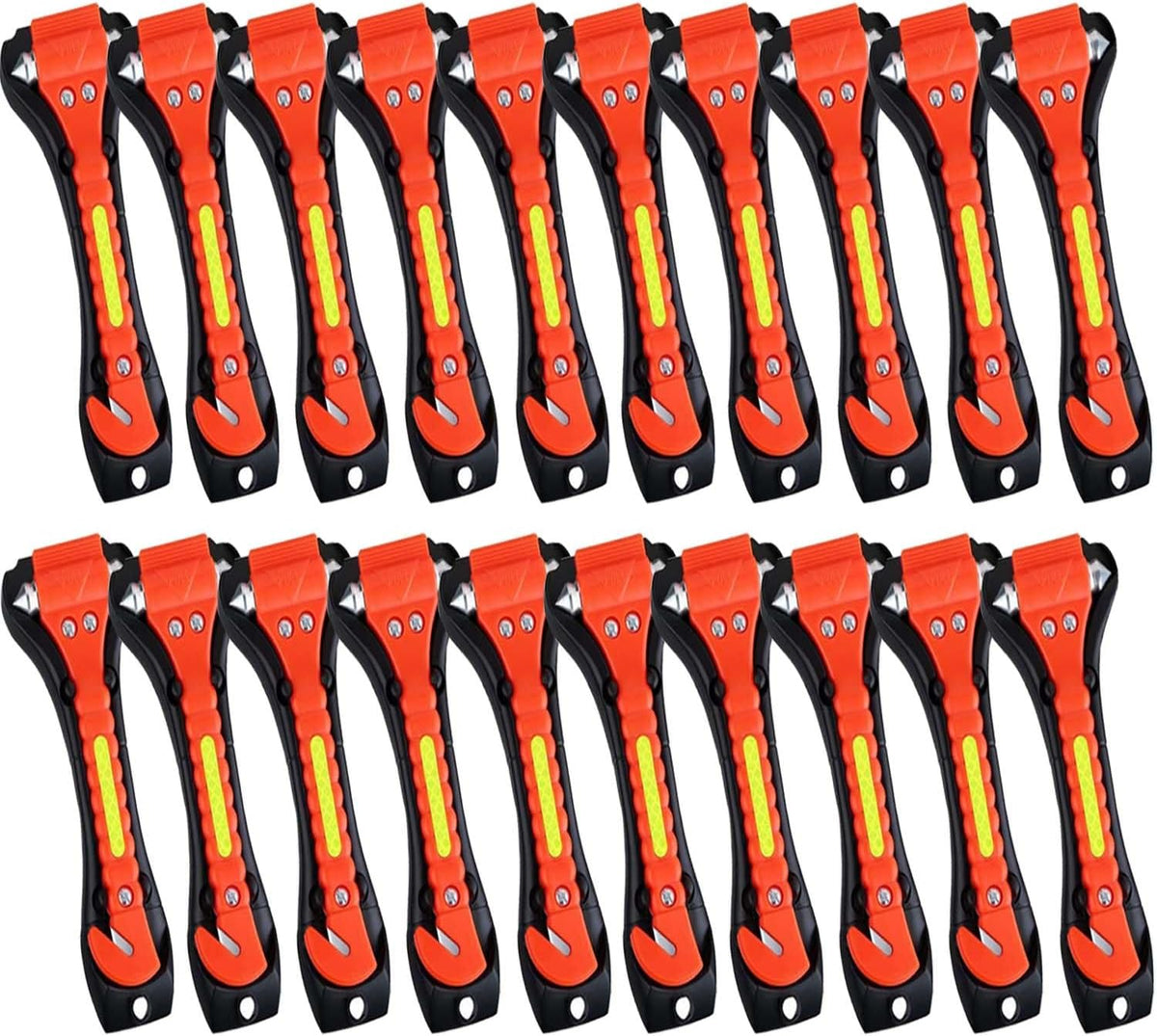 10 Pack Car Safety Hammer, Auto Emergency Escape Tool Car Window Glass Breaker and Seat Belt Cutter for Family Rescue, Car Life Saving Survival Kit