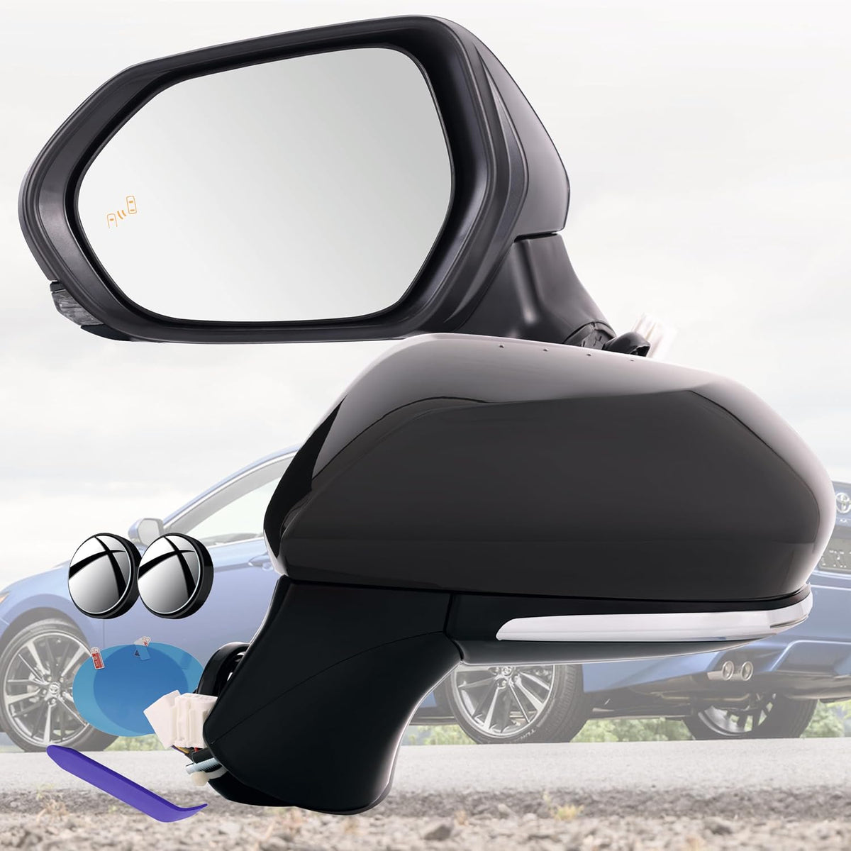 Driver Side Mirror Compatible with Toyota Camry 2018-2026