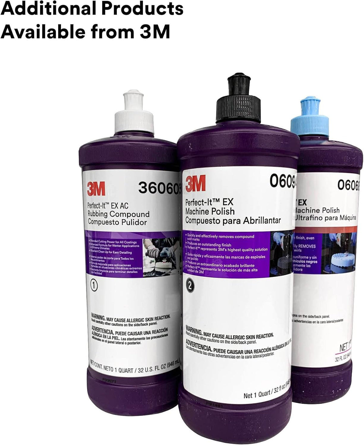 3M Perfect-It EX Machine Polish, 06094, 1 Quart