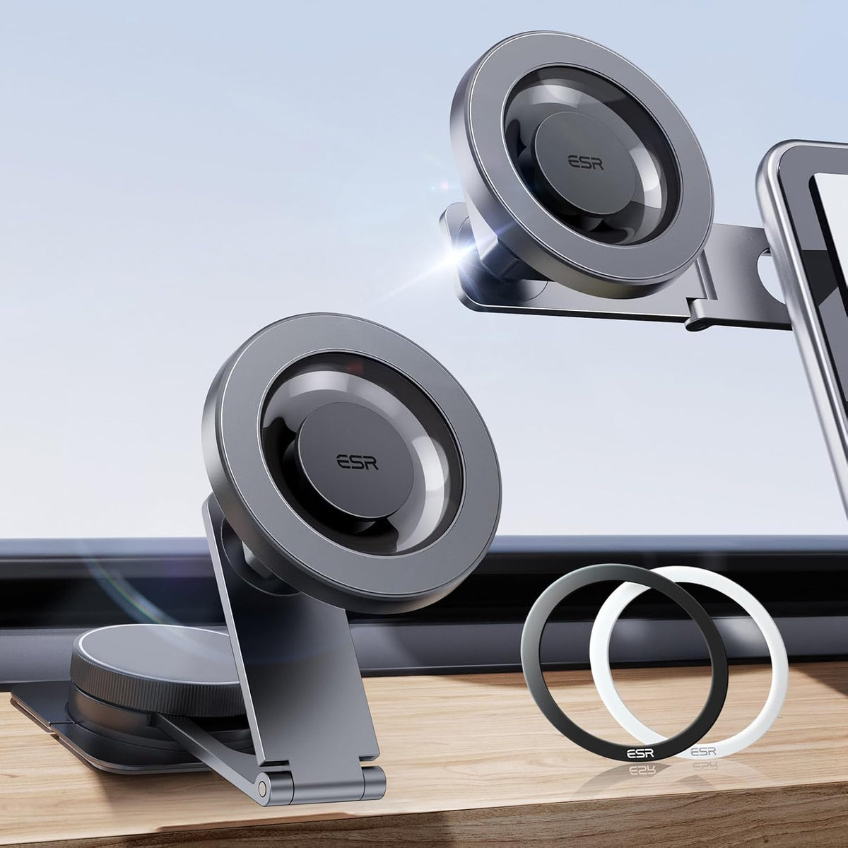 ESR for MagSafe Car Mount, Car Phone Holder for iPhone 17-12,Samsung/Google