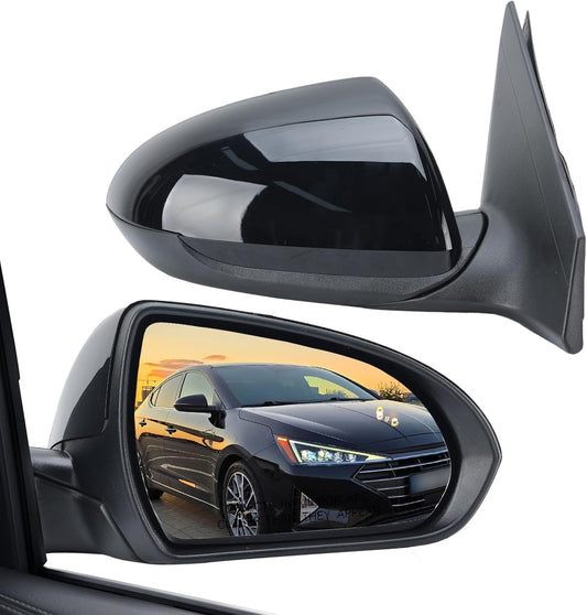 Passenger Side Mirror Compatible with 2017-2020 Hyundai Elantra Heated