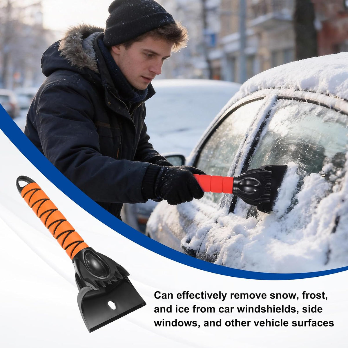 HARFINGTON Ice Scrapers for Car Windshield 12"x4" Window Frost Removal Tool