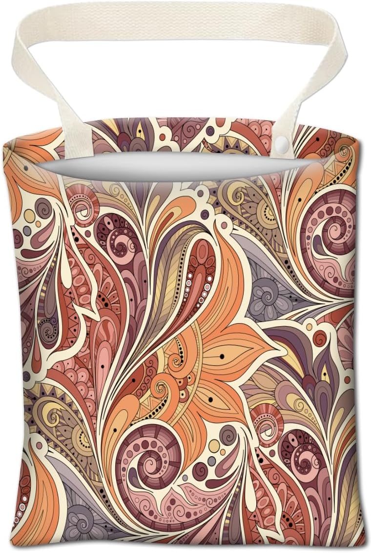 Cute Car Organizer and Storage Bag, Hanging Trash Bin for Vehicle, Travelling, Camping - Cute Green Frog