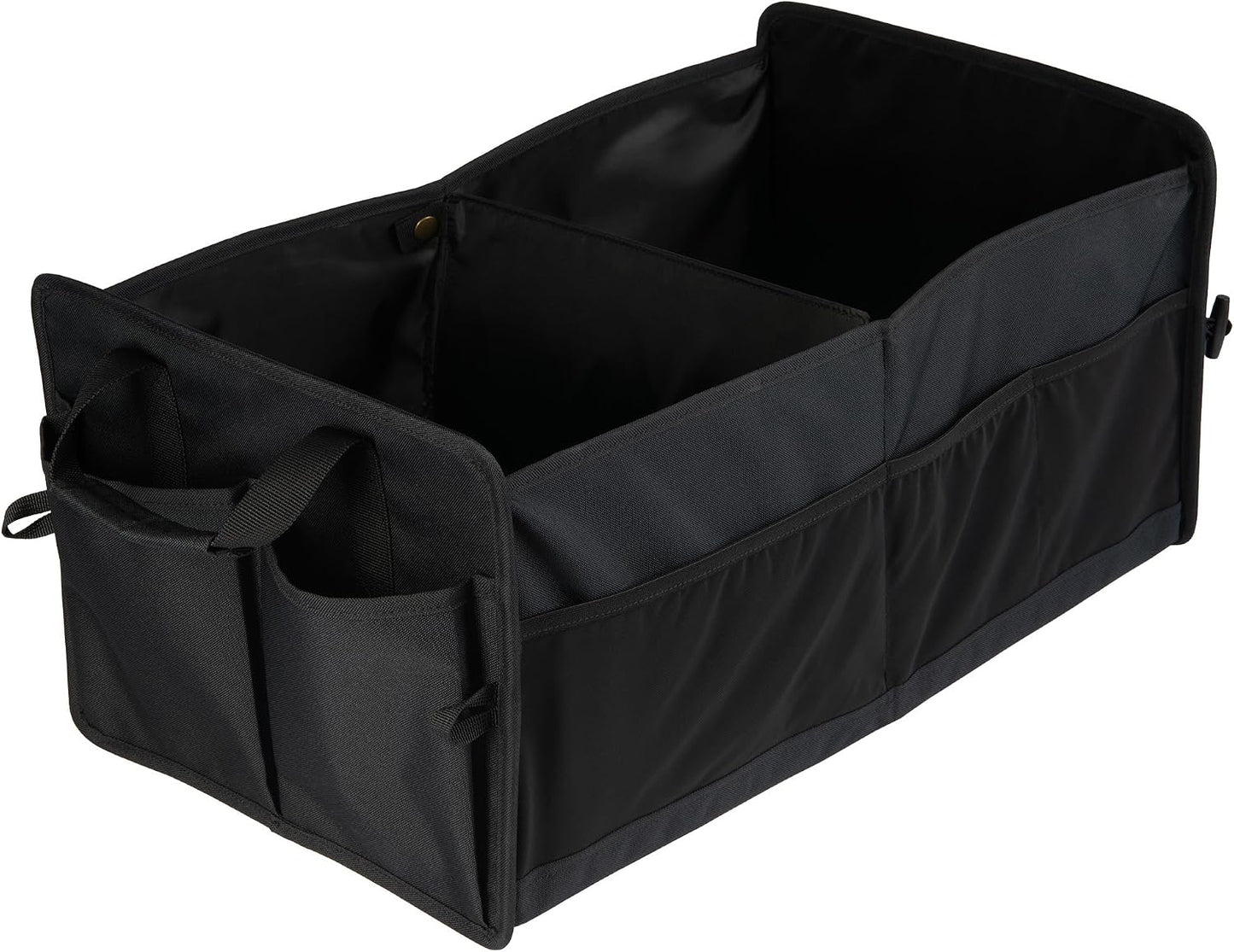 Carhartt Universal Collapsible Cargo Trunk Organizer, Portable Accessory Storage Organizer for Automotive, SUV, Trucks &amp; Cars, Black, One Size