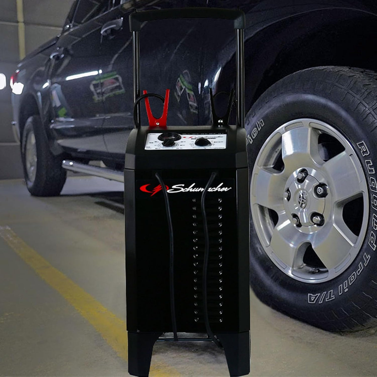 Schumacher Electric Wheeled 10A Car Battery Charger & Maintainer – SC1633