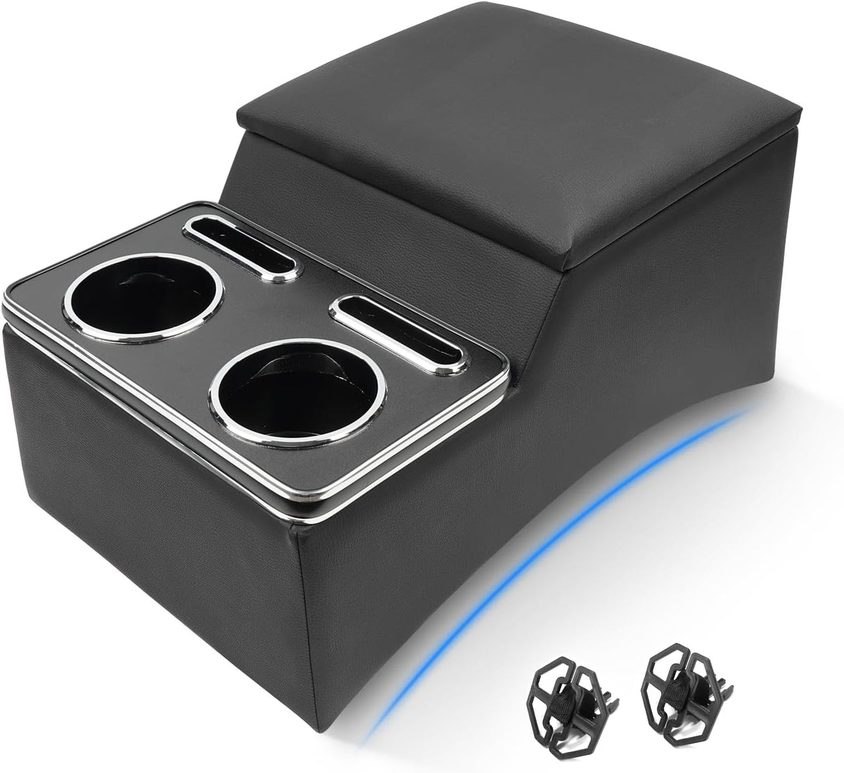 Bench Seat Center Console Organizer, Cup & Phone Holder, Universal