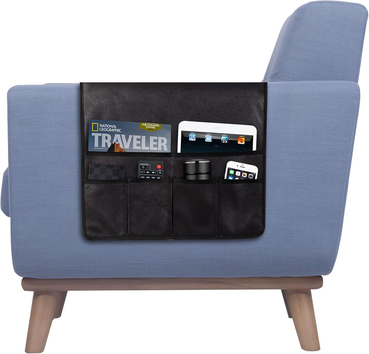 HAOMAIJIA Sofa Armrest Organizer, Remote Control Holder for Recliner Couch