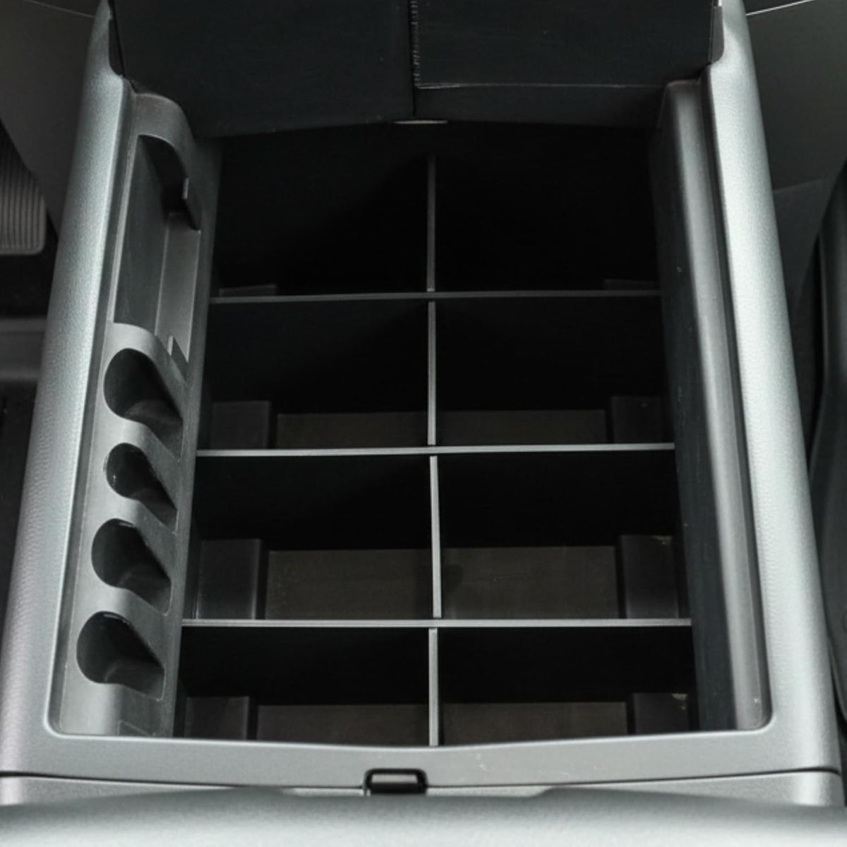 Vehicle OCD - Center Console Organizer for Ford F150 (2004-2014) (Column Shift w/Bucket Seats Only) - Made in USA - SLX104