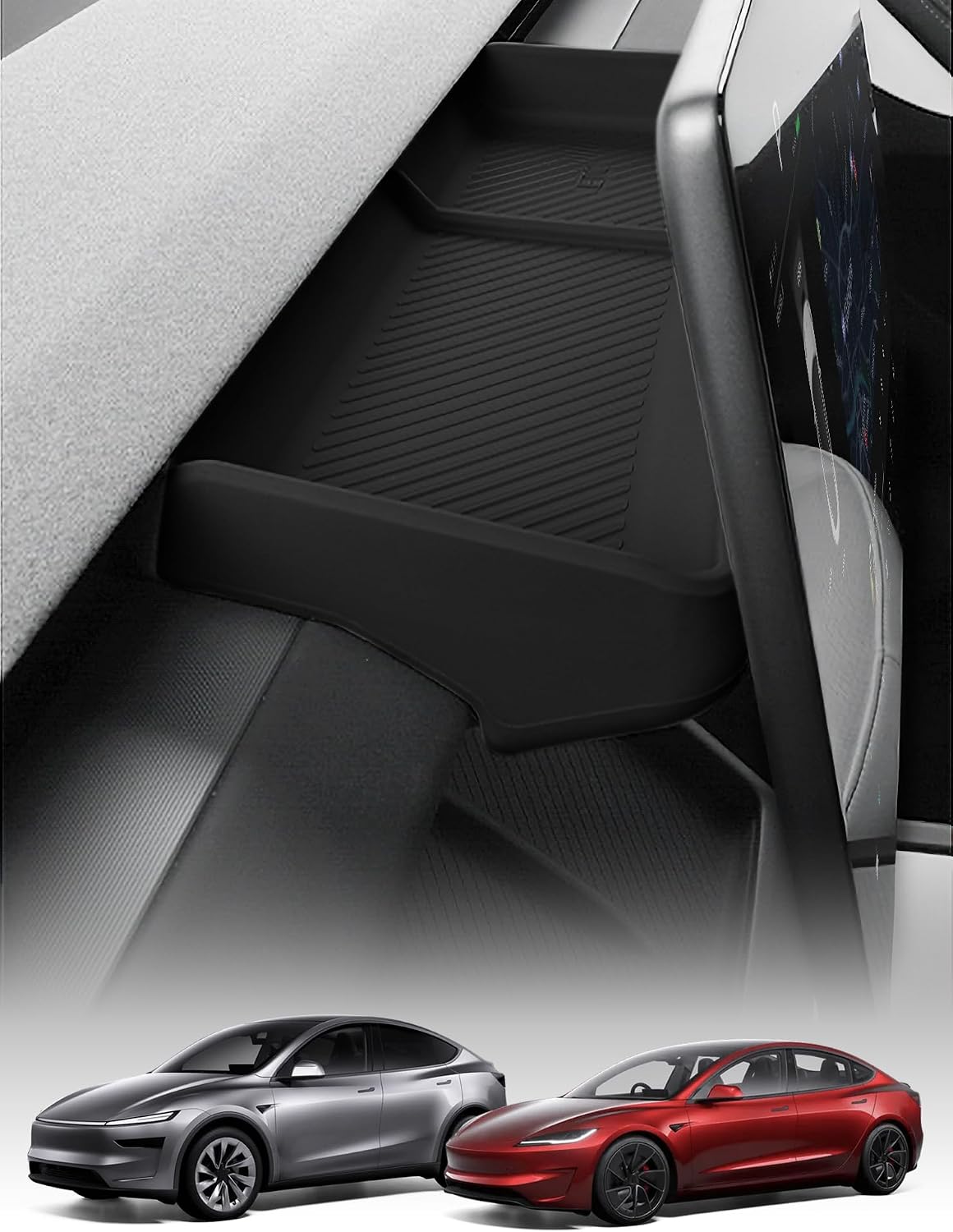 AUTOR Behind Screen Storage Box Center Console Organizer for Tesla Model 3/Y Tissue box Sunglasses & Phone Holder Fits for 2024-2025 Model 3 Highland and 2025 Model Y Juniper