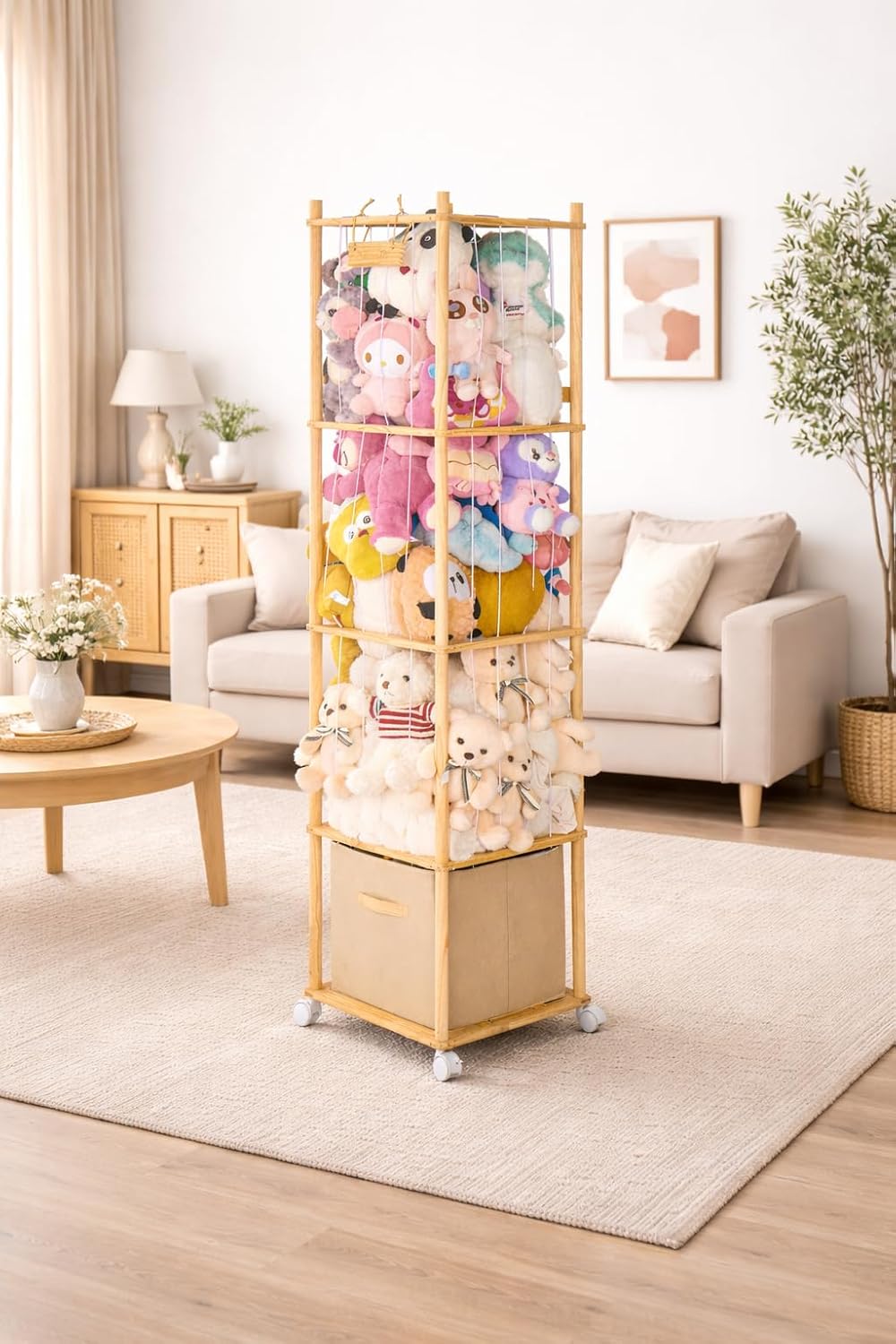 Aaronly Stuffed Animal Storage | Stuffed Animal Organizer | Stuffed Animal Holder | Plushies Storage | Stuffed Animal Zoo | Stuffy Storage