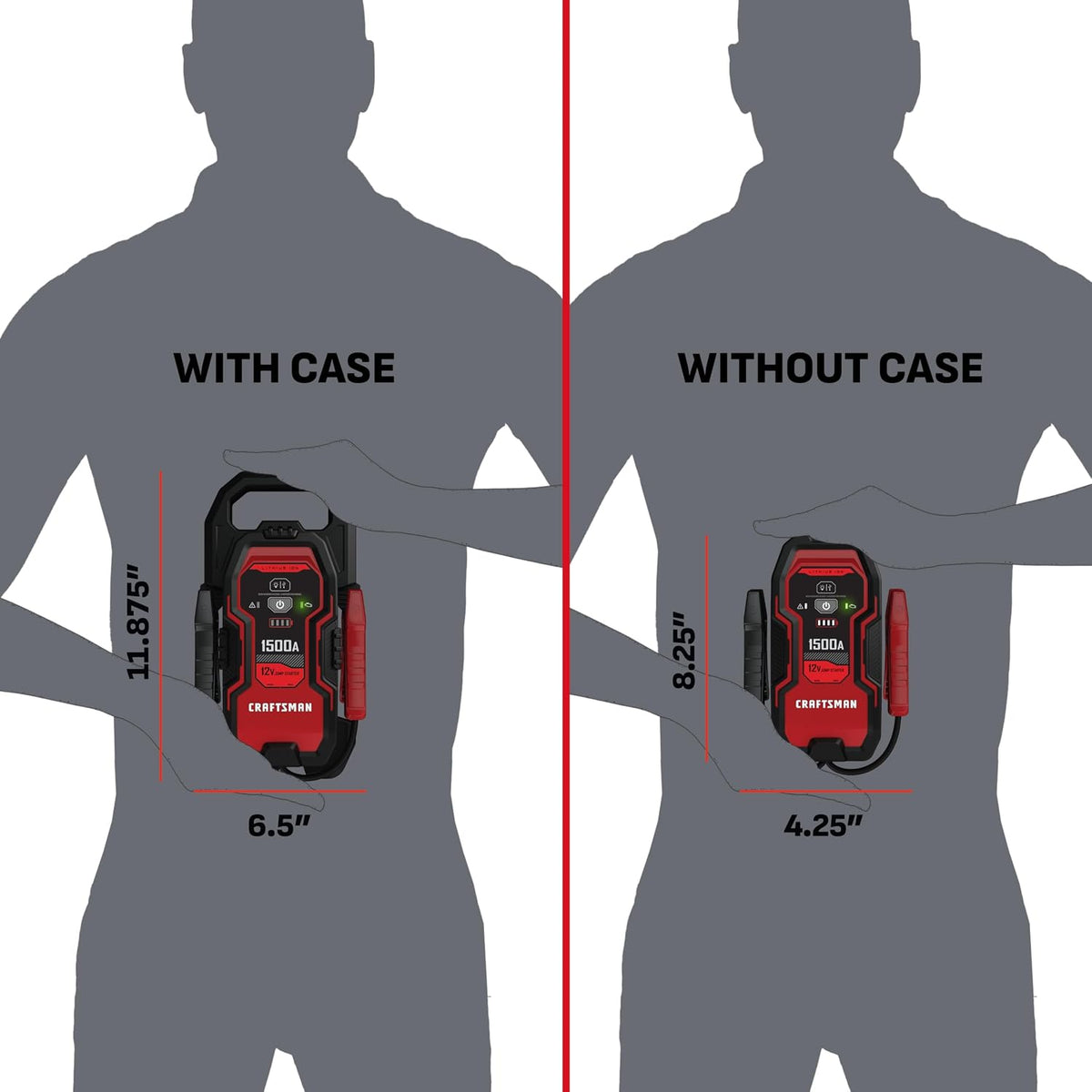 CRAFTSMAN Portable Car Battery Jump Starter & Power Bank, 12V – CMXCESM264