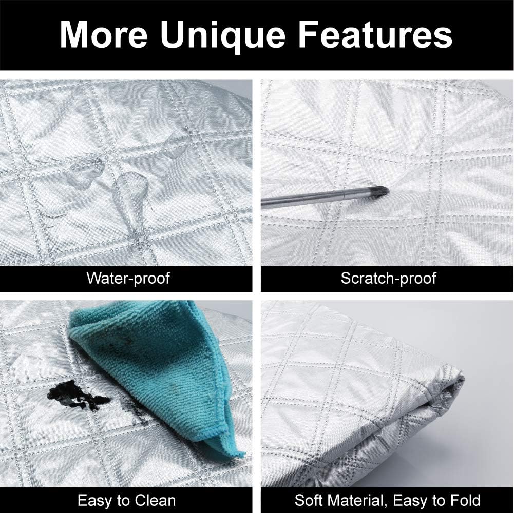 Car Windshield Cover Sun Shade,All Weather Windshield Sunshade Cover Fits Most Cars SUV