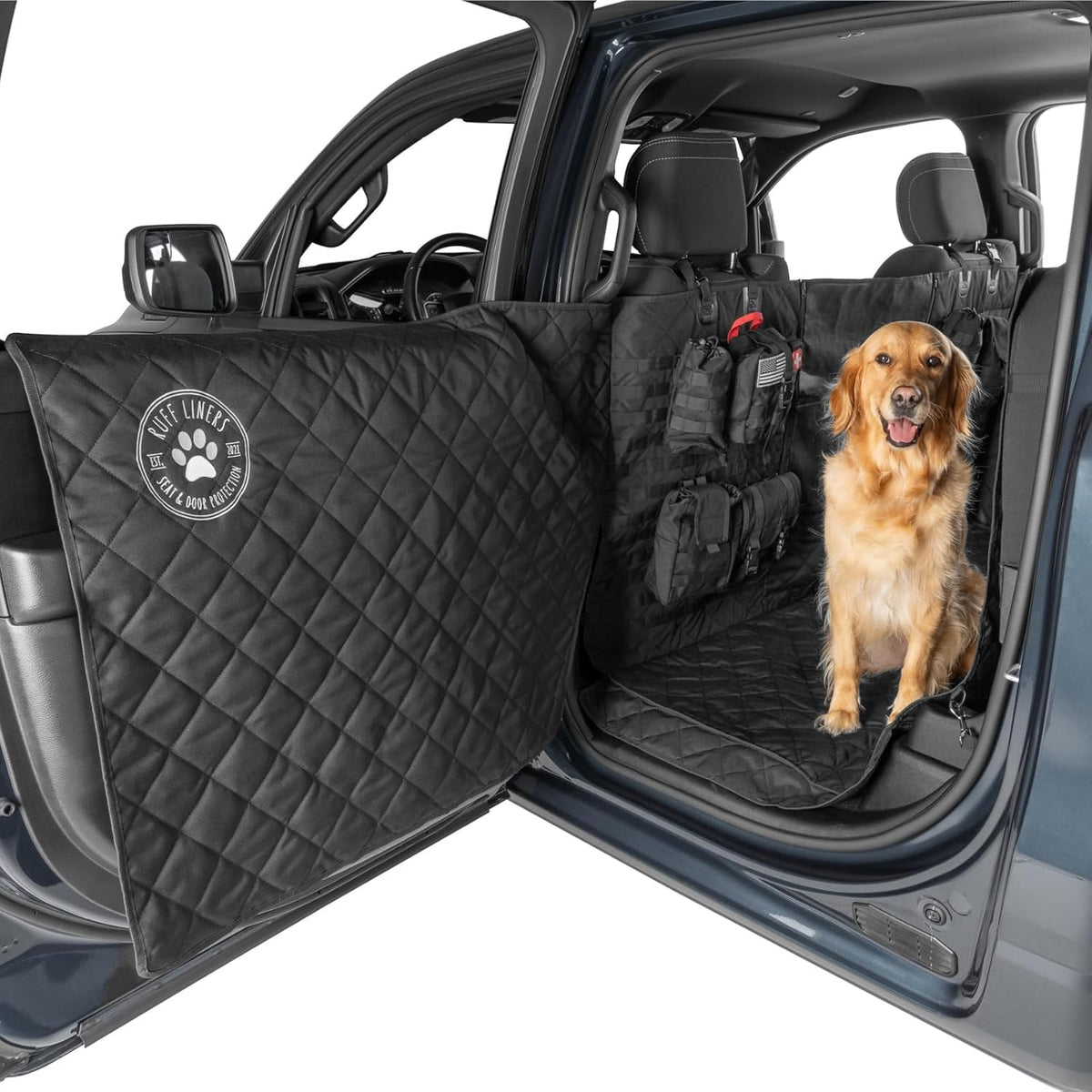 Ruff Liners XL Dog Hammock for Truck, Fold-Up Seats - As Seen on Shark Tank