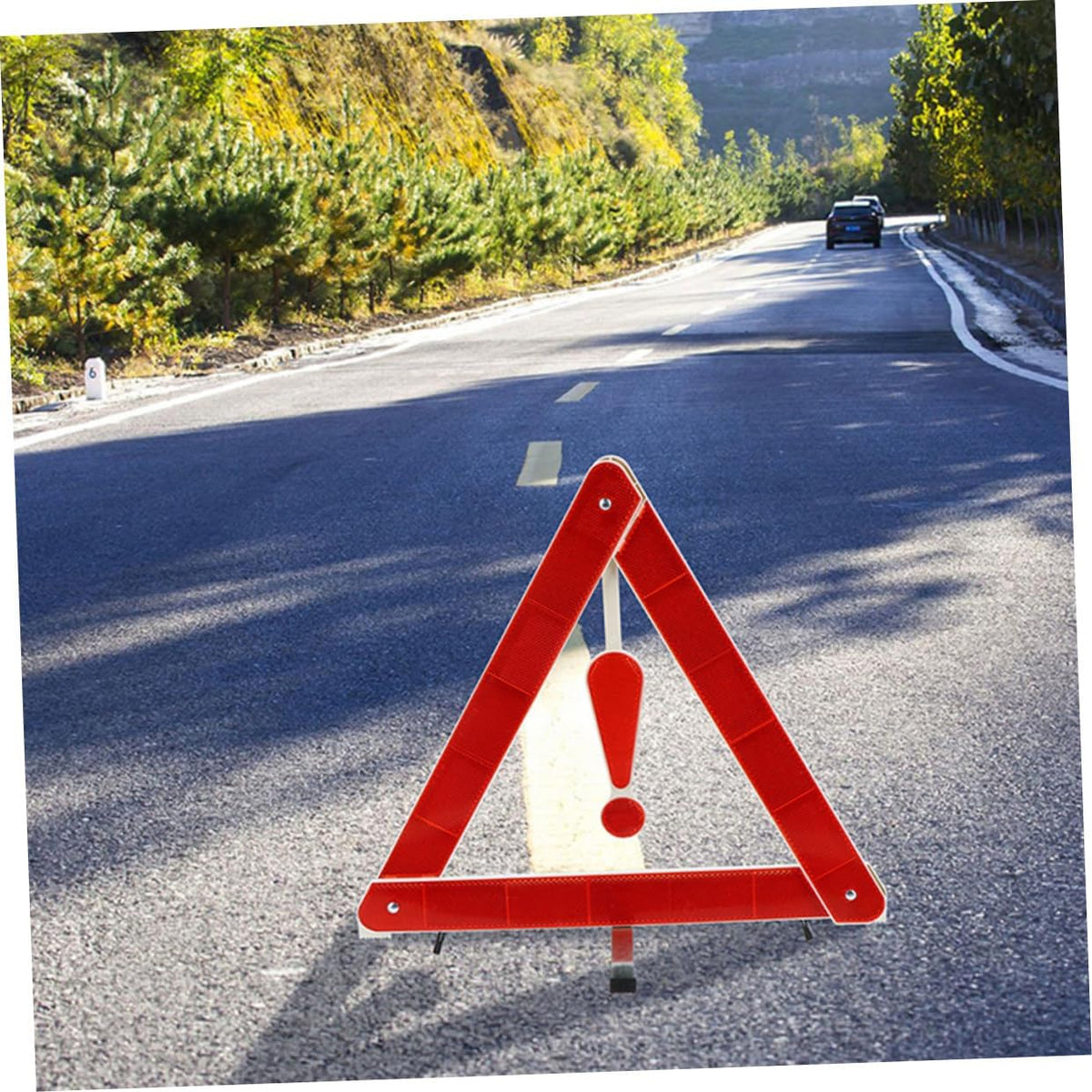 3pcs Reflective Triangle Warning Sign for Car Truck Roadside Emergency