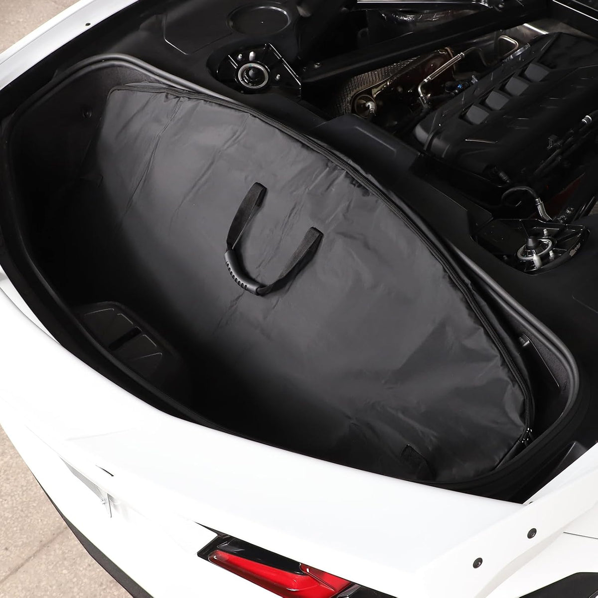 Daeiclru Removable Roof Panel Storage Bag Compatible with Chevrolet Corvette C8 2020-2026, Hard Top Storage Bag with Handle, Car Storage Accessories