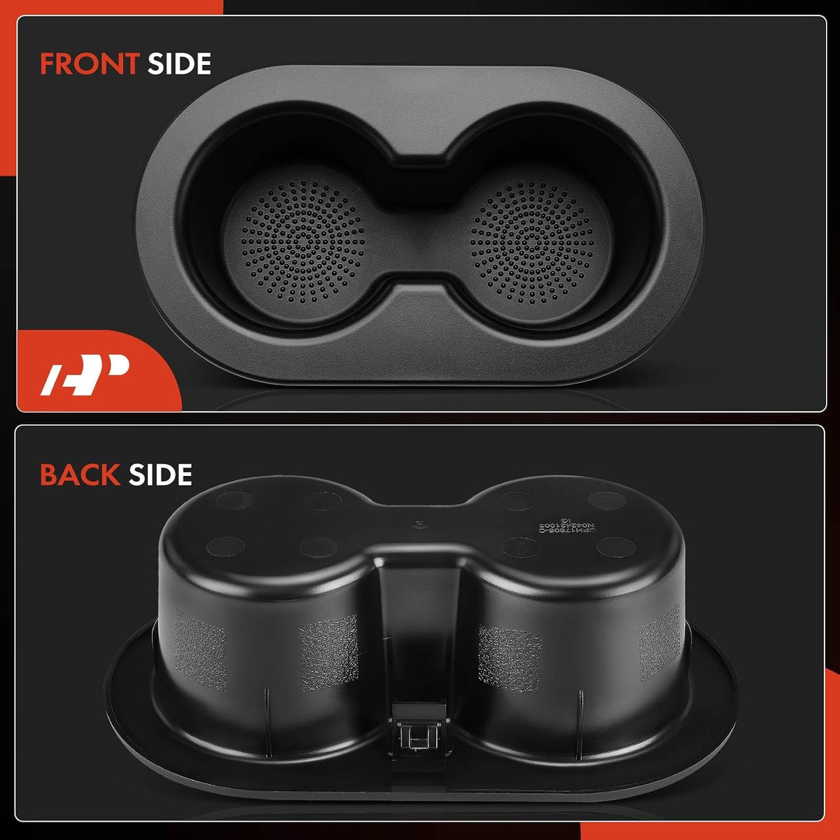 A-Premium Black Cup Holder Compatible with Dodge