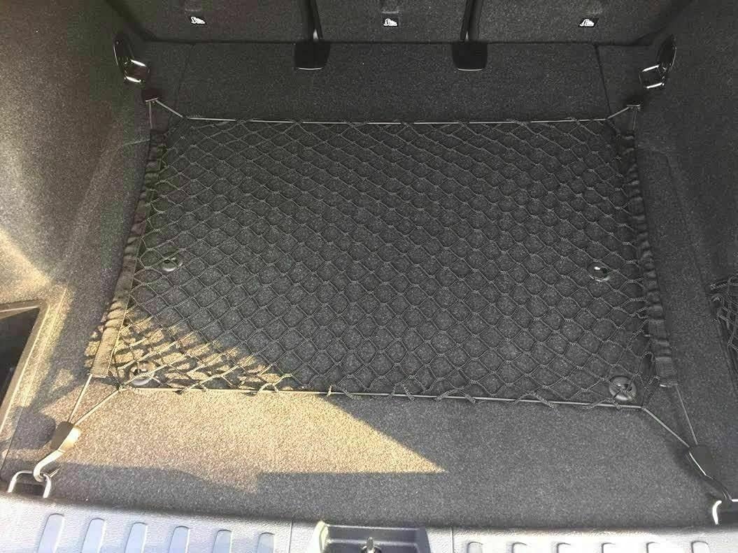 Rear Trunk Organizer Cargo Net for BMW X1 2010-2026 – Floor Style Cargo Net for SUV – Premium Mesh Elastic Car Trunk Organizer Vehicle Carrier Storage – Compatible with X1