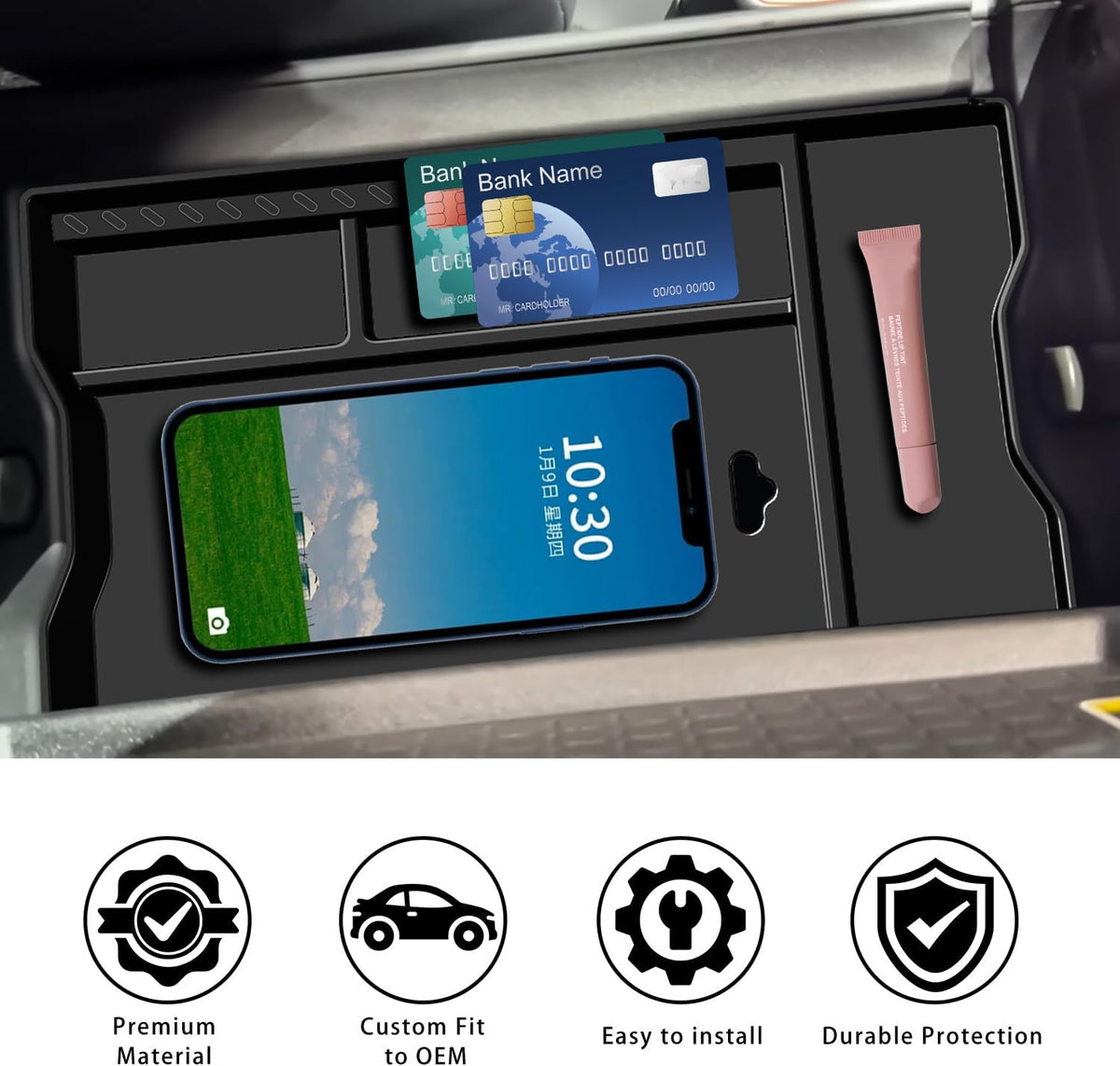 Center Console Organizer for Toyota RAV4 2026 Accessories Storage Tray