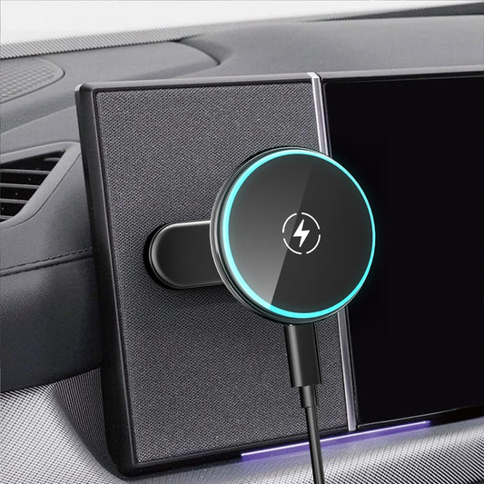 15W Wireless Car Charger Mount for Hyundai Ioniq 5, Design for MagSafe