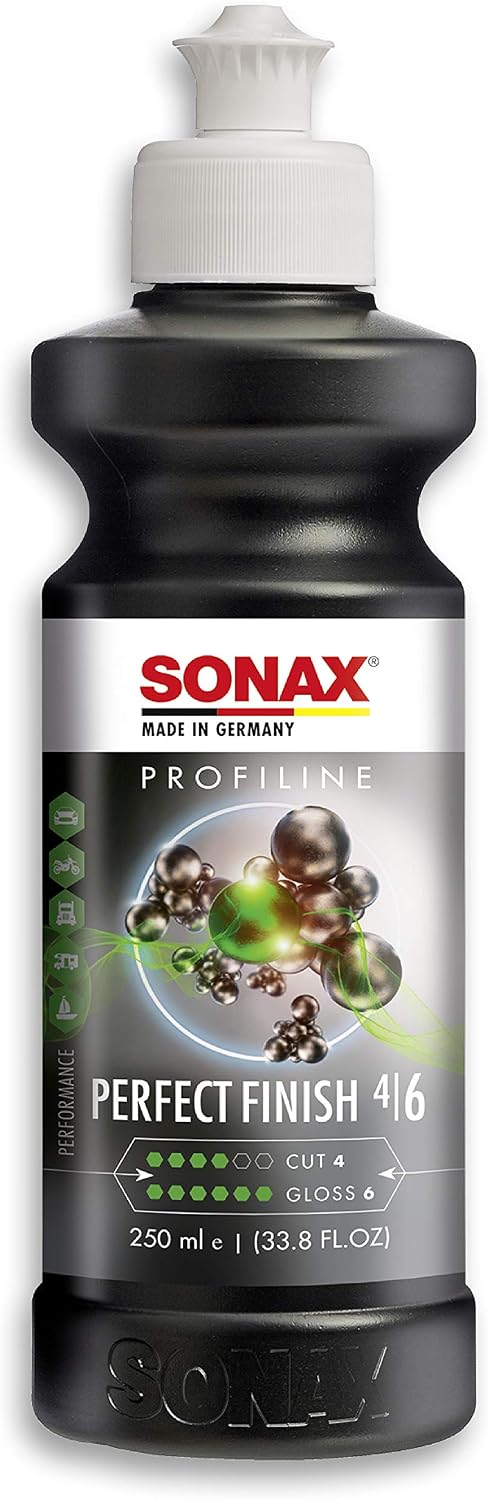 SONAX Perfect Finish 5L | Scratch and Swirl Remover Polish | Machine Compound | Paint Correction Polish | High Gloss | Black Paint Polish | No Fillers Paint Correction | 224500