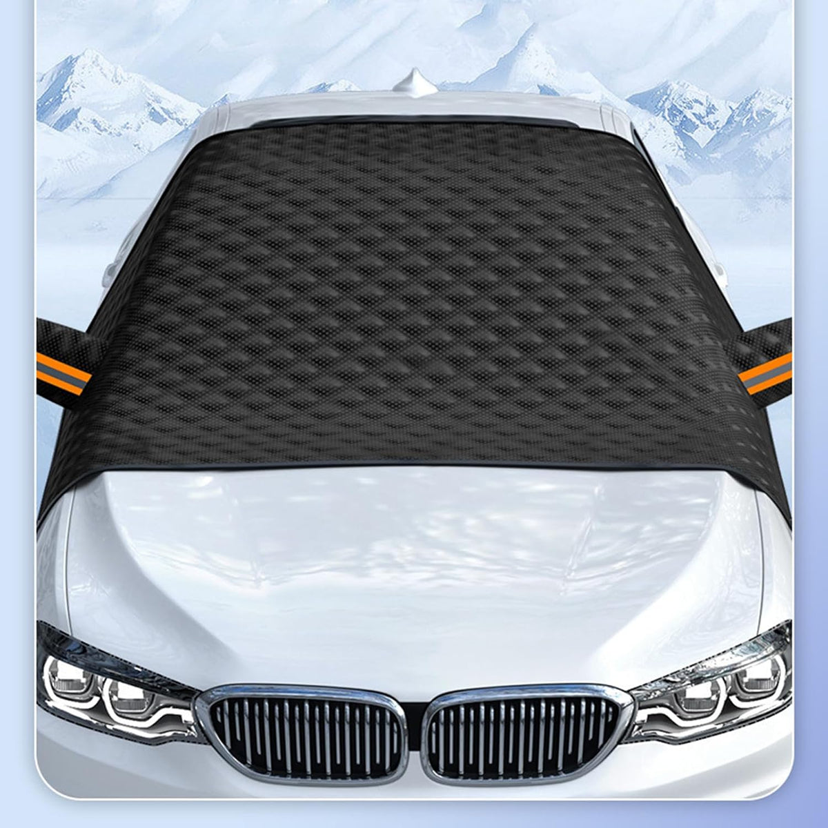 Car Magnetic Windshield Snow Cover for Mazda CX-5 2012-2025, All Weather Application Windshield Cover, Snow Protector, Winter Car Front Window Accessories,B-No Magnetism