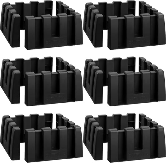 12 Pack Car Trunk Organizer Blocks for Back of SUV Multipurpose Car Storage Organizer Blocks Trunk Divider Available to Wool Carpet for Truck SUV Van Cargo