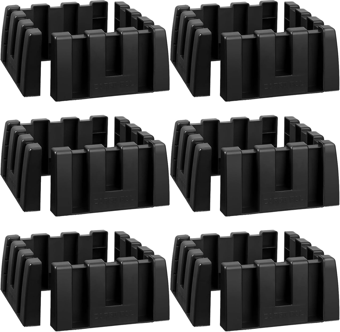 4 Pack Car Trunk Organizer Blocks for Back of SUV Multipurpose Car Storage Organizer Blocks Trunk Divider Available to Wool Carpet for Truck SUV Van Cargo