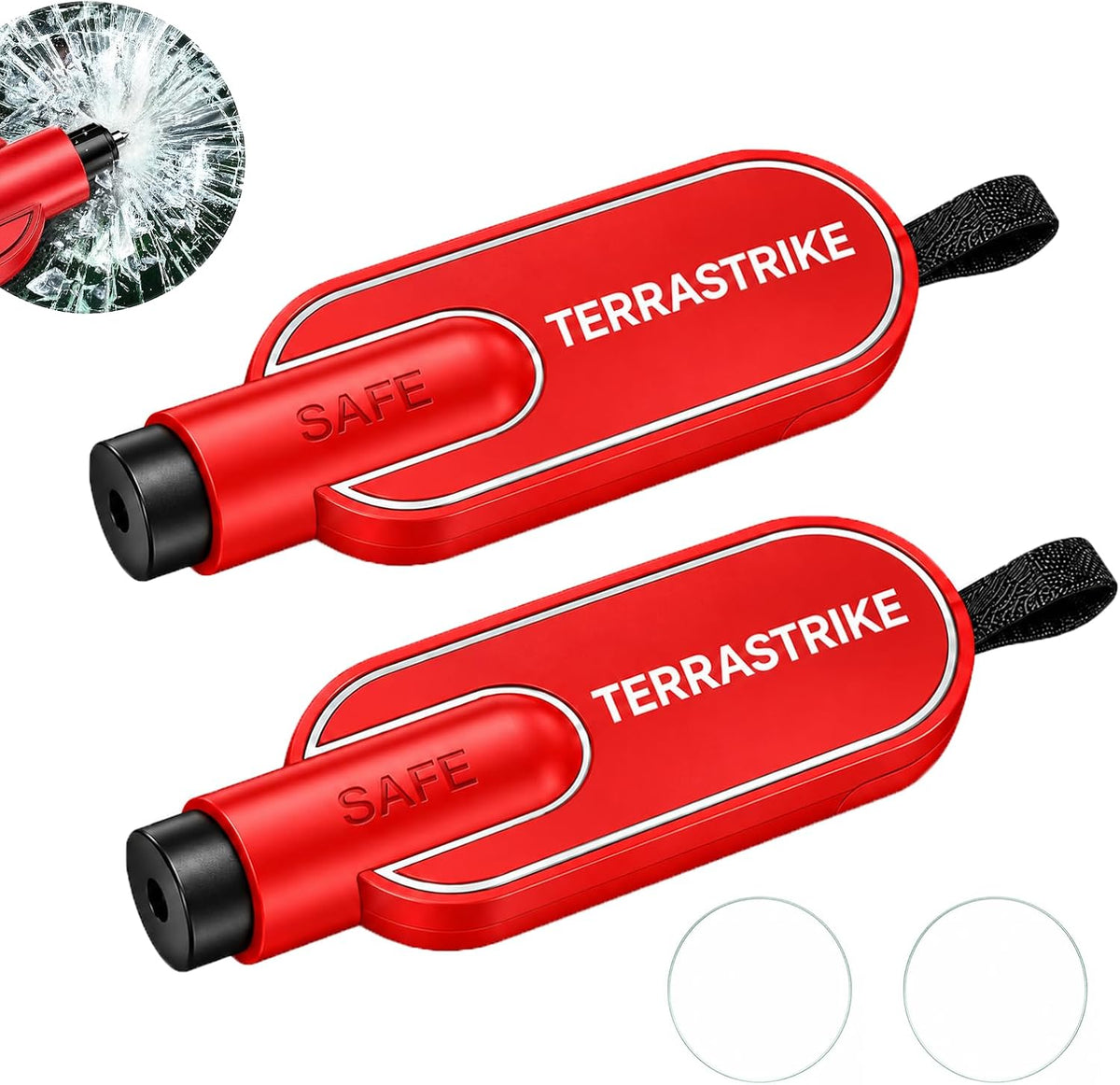 Car Escape Tool, Car Glass Window Breaker Key Chain