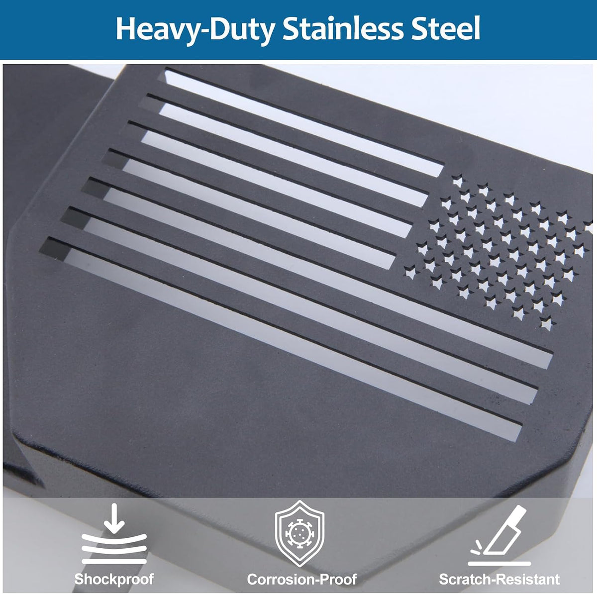 Heavy-Duty MOLLE Metal Front Door Organizer Box for Jeep 2-Pack Front Door Panel Storage Replacement System with No-Drill Installation