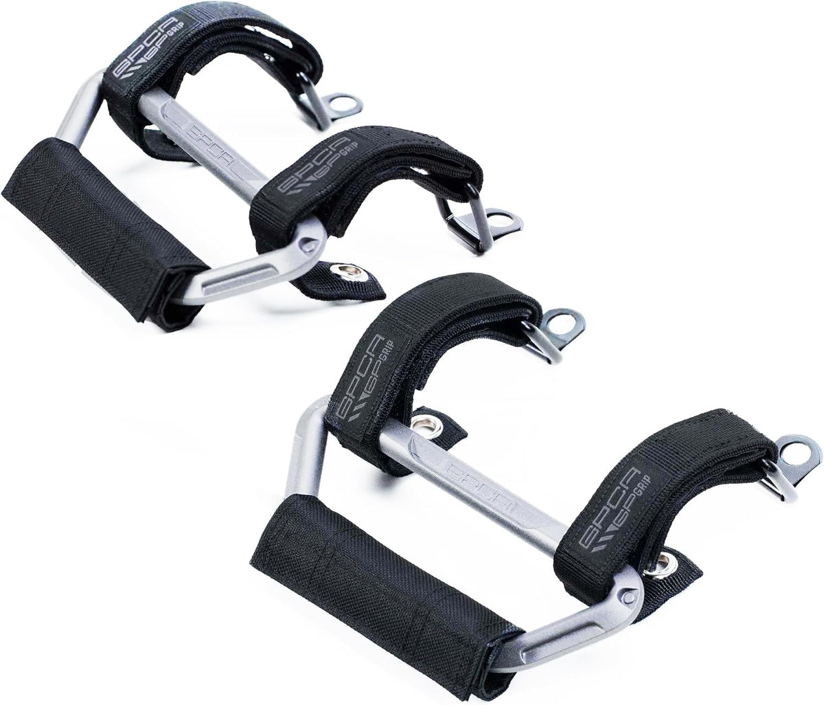 GPCA GP Grip Air Grab Handles Designed for 2024, 2025, 2026 Jeep Wrangler JL, JT & Jeep Gladiator 4xe w/Airbag Compatible - Aero-Grade Aluminum, Patented Foldable Design, Easy Installation