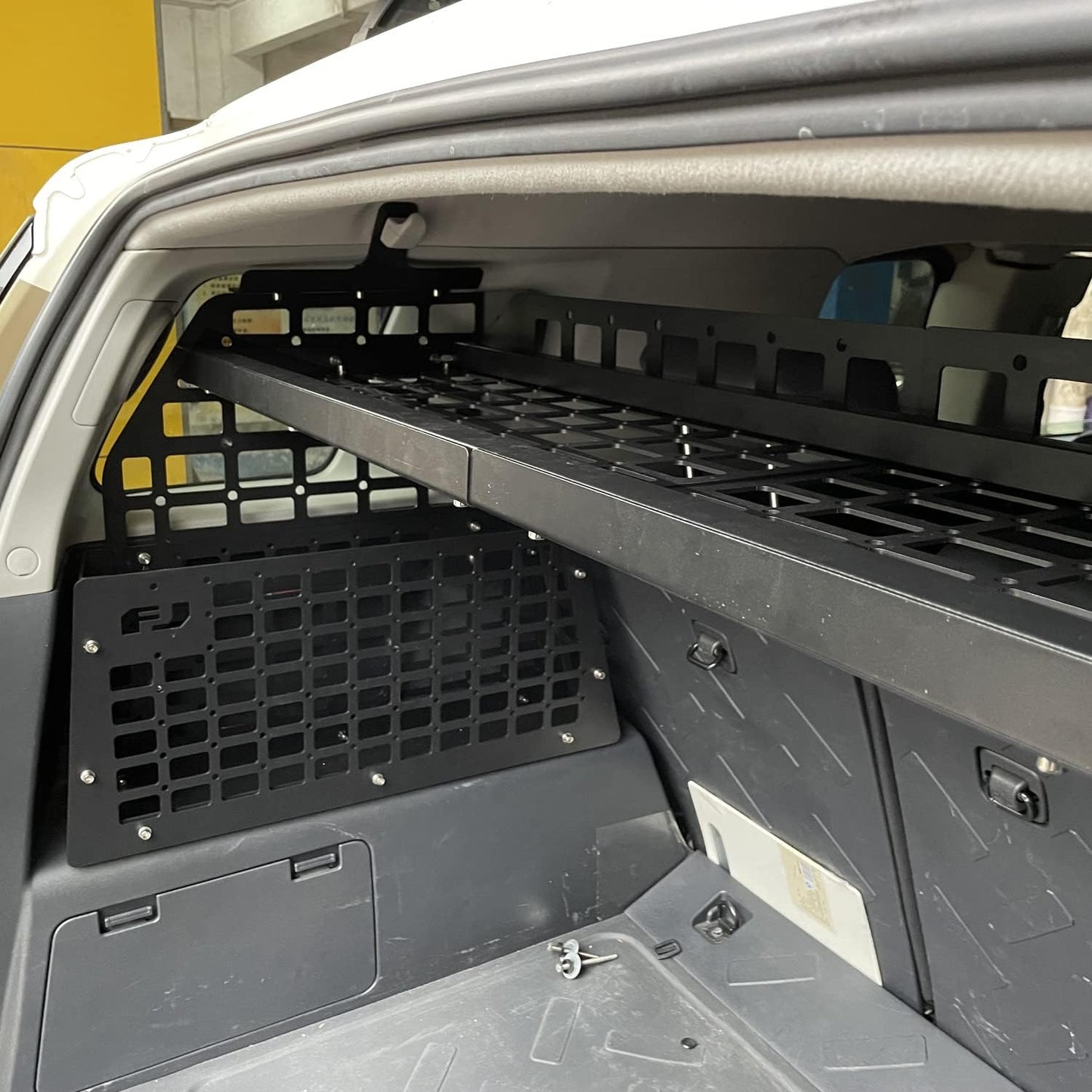 HIGH FLYING for Toyota FJ Cruiser (XJ10) 2007-2014 Car Accessories Modular Storage Molle Panel System Trunk Shelf Interior Luggage Carrier Rack Trunk Organizer (Whole Kit)