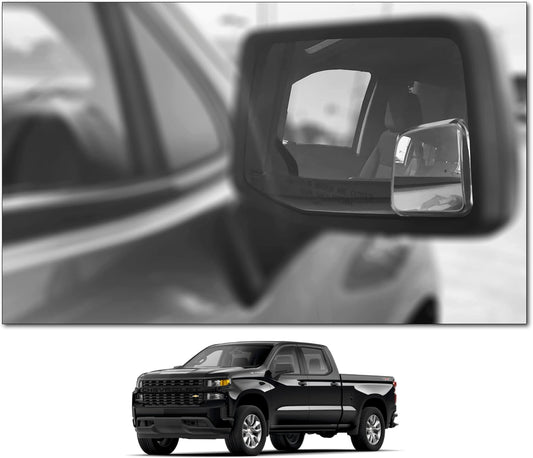 Custom GMC Sierra Blind Spot Mirrors - Compatible With 5th Gen Factory Mirrors With BSM | NXTGEN Extended View (2 Pack)