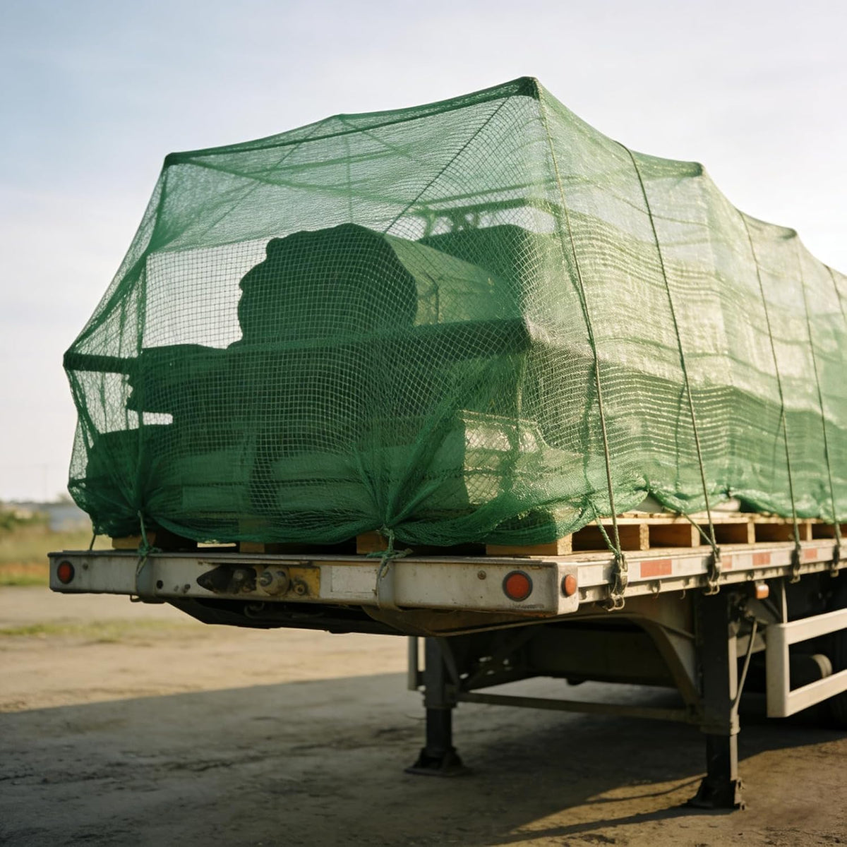 JERBOR Heavy Duty 12ft x 8ft Large PE Cargo Net for Trailer Truck UTV ATV