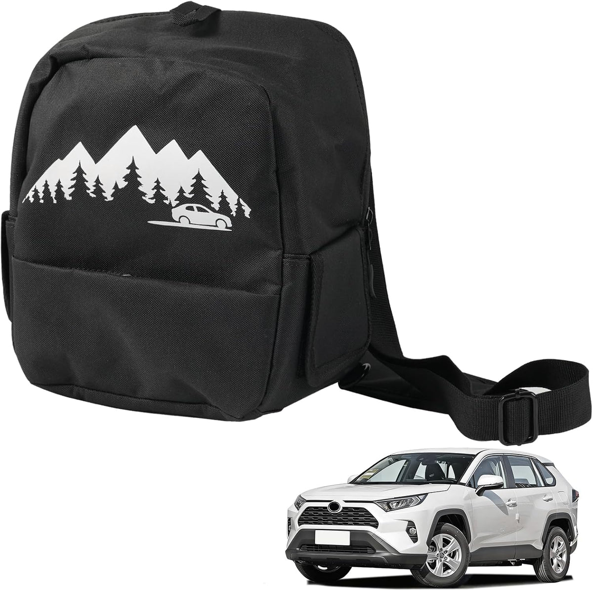 Trunk Organizer Storage Backpack for Toyota RAV4 2019-2025 Pocket Bag