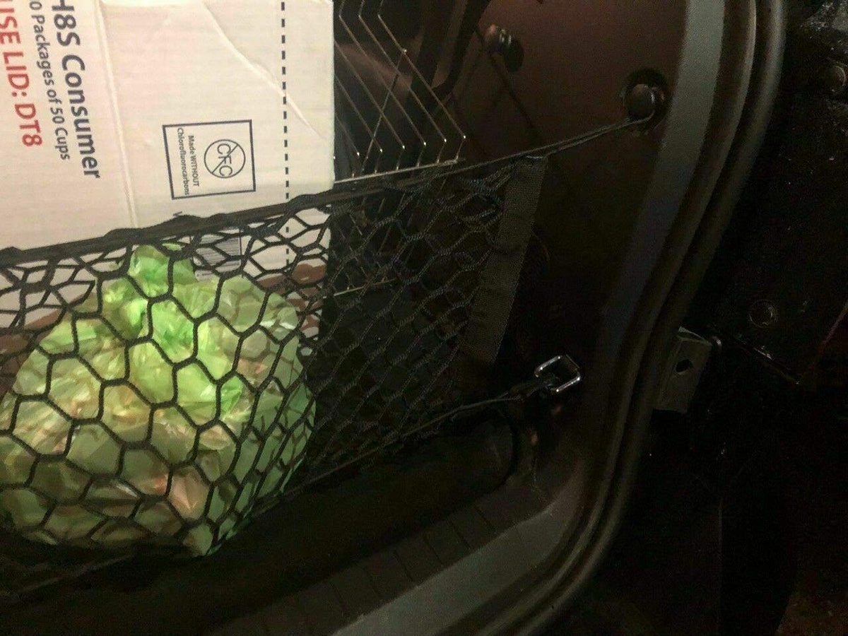 Rear Trunk Organizer Cargo Net for Dodge Journey 2009-2020 – Envelope Style Cargo Net for SUV - Premium Mesh Car Trunk Organizer Vehicle Carrier Storage -Compatible with Journey