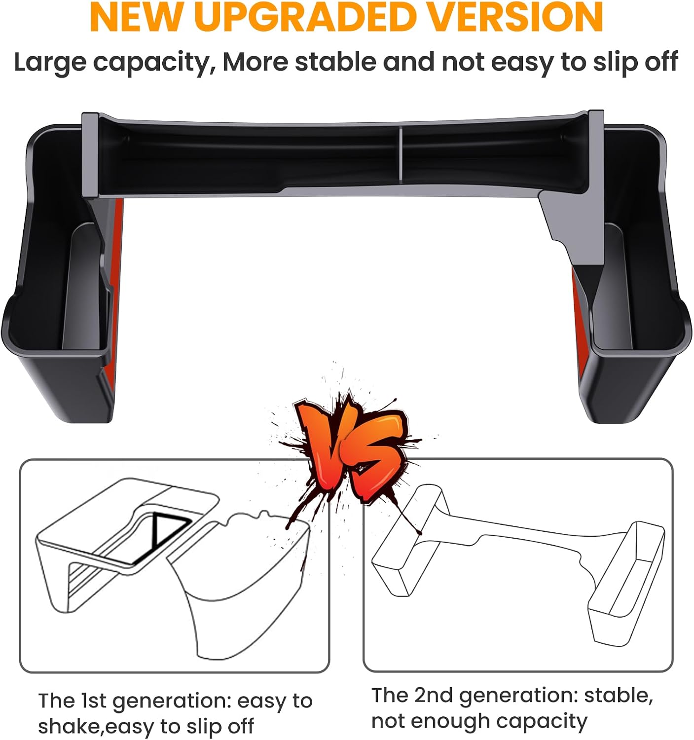 Eamplest Gear Shift Center Console Side Tray Organizer for Jeep Wrangler JL JLU 4XE 2026 2025 2024 2023 2022 2021 2020 2019 2018 & Gladiator JT 2020-2026 Storage Accessories Shifter Storage Box