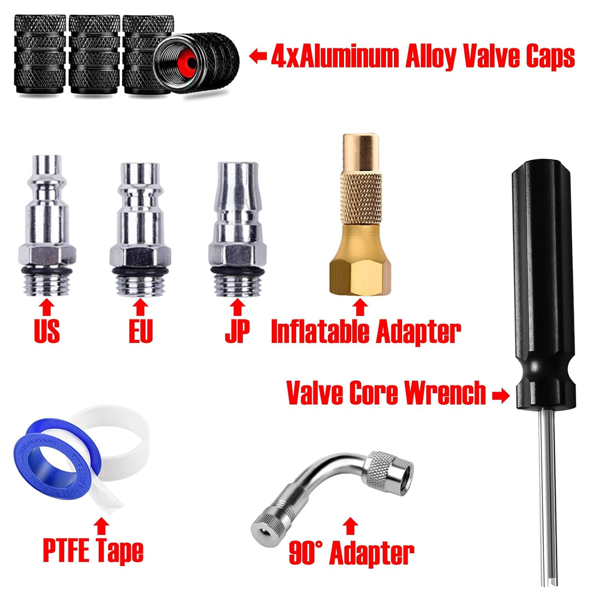 200 PSI Digital Tire Pressure Gauge with Inflator,Air Chuck Quick Connect Coupler,Standard Schrader 7.8mm 5/16-32NPT Valve,Car Accessories for SUV, Truck, RV (15, Gold)