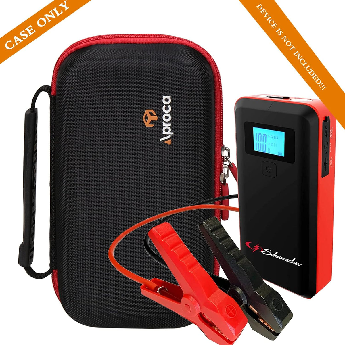 Case for Schumacher SL1639 1000 Peak Car Battery Jump Starter, Case Only