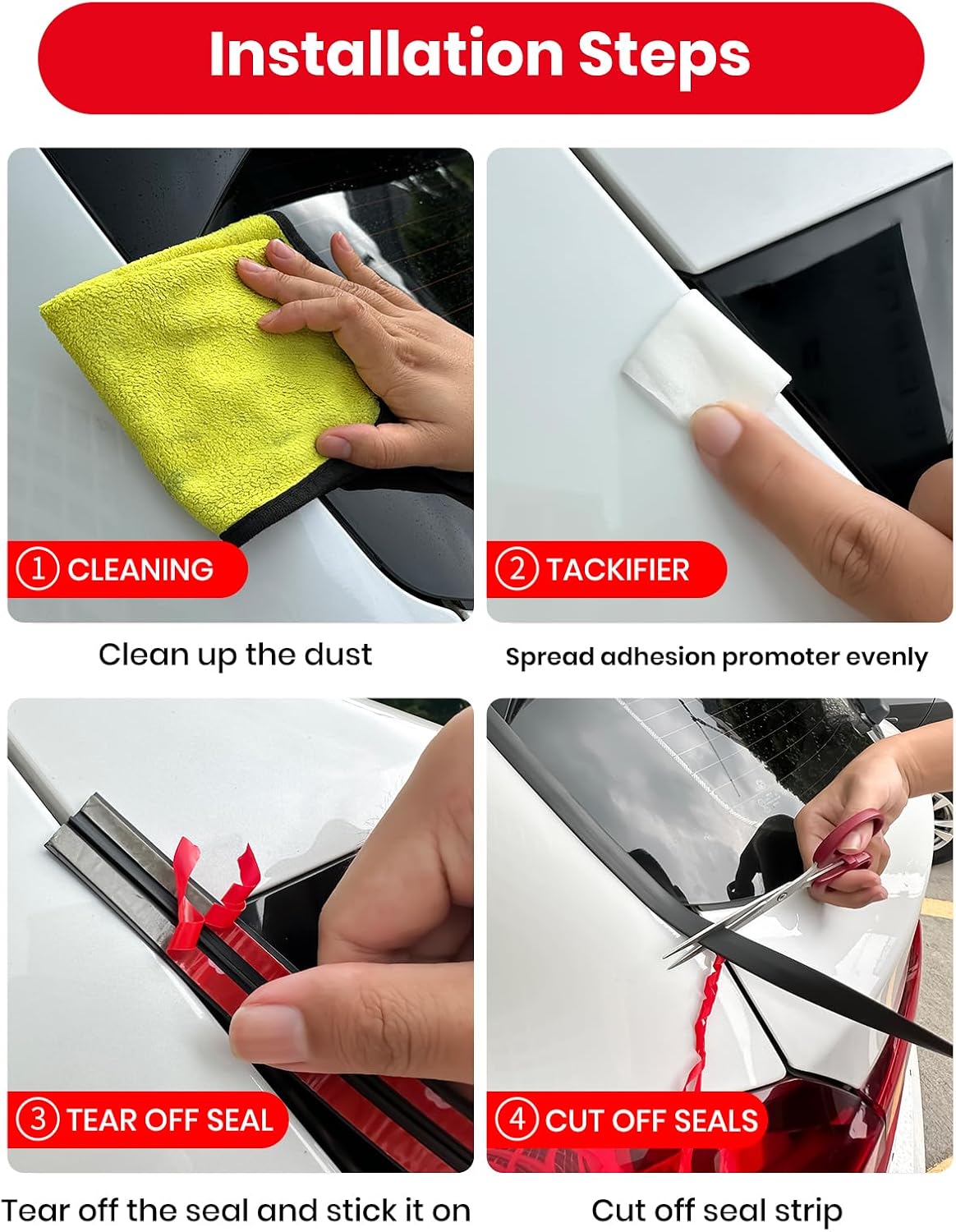 2PCS Windshield Rubber Seal Car Weather Stripping Trim T Shape Sealing Strip for Car Front Rear Windshield (32.8 Feet)