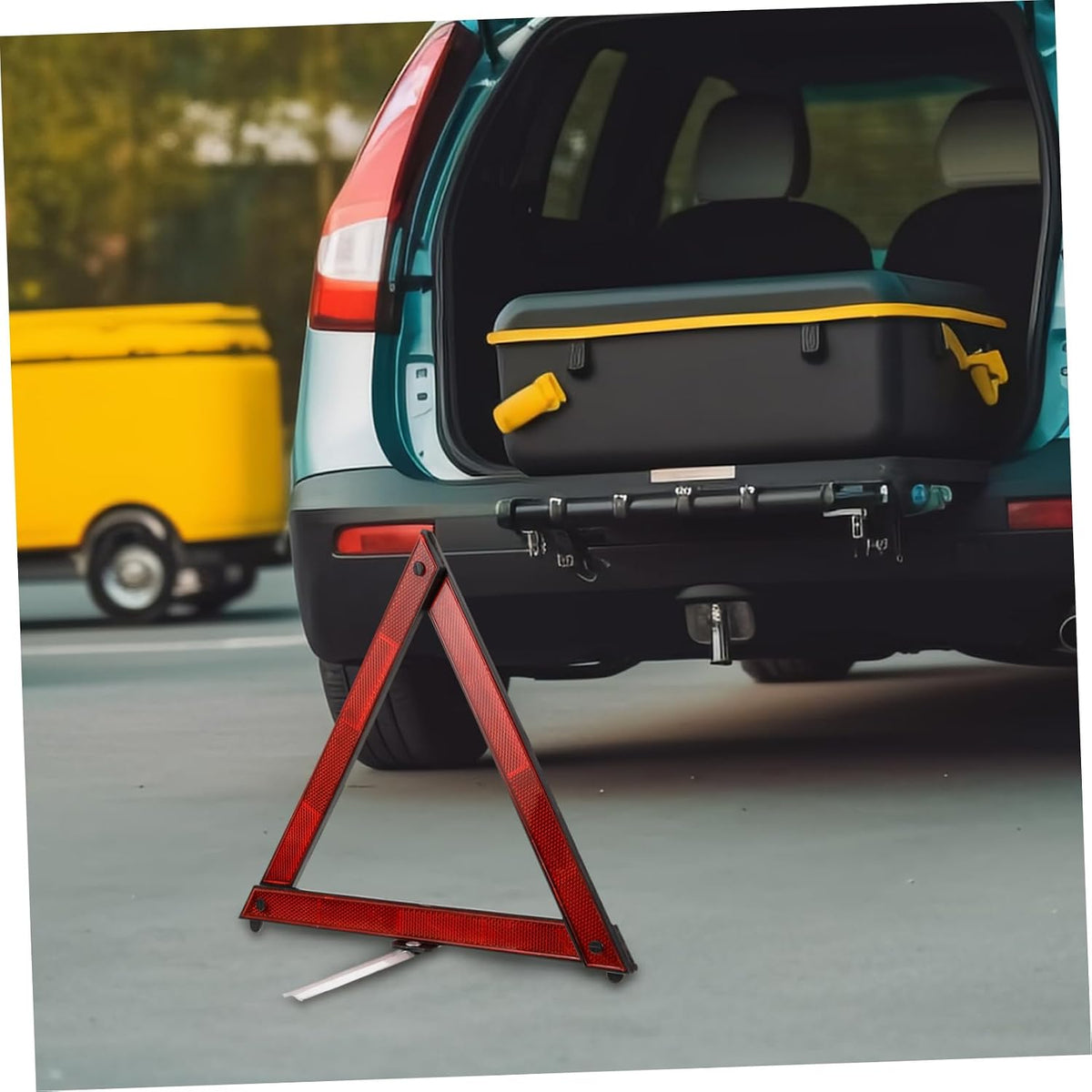 3pcs Reflective Safety Triangle Warning Sign for Road Emergency