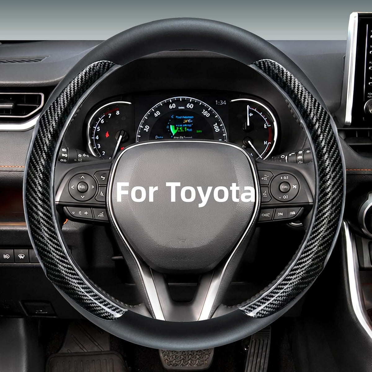 Yangday Steering Wheel Cover for Toyota RAV4 Corolla Camry Highlander