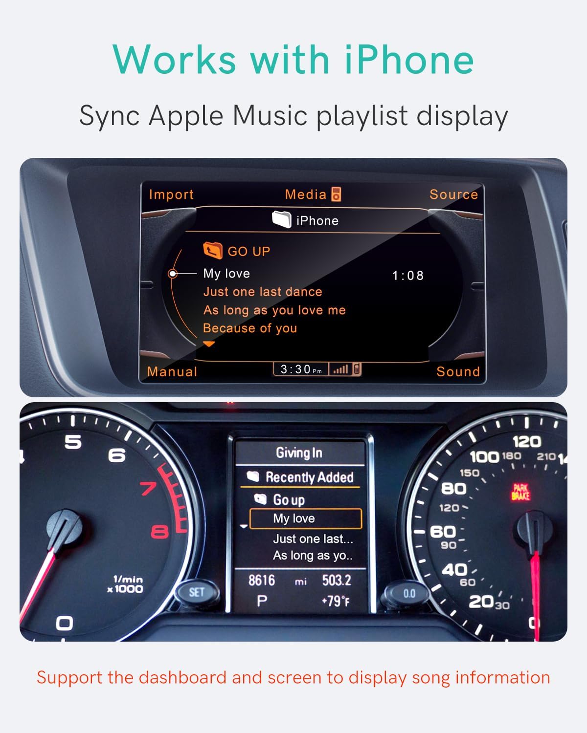 Bluetooth Adapter for Audi MMI 3G/3G+,Volkswagen, AMI Music Receiver